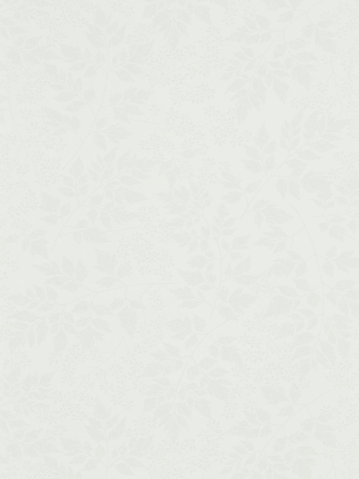 Sanderson wallpaper sample Grey Spring Leaves A4 - British product