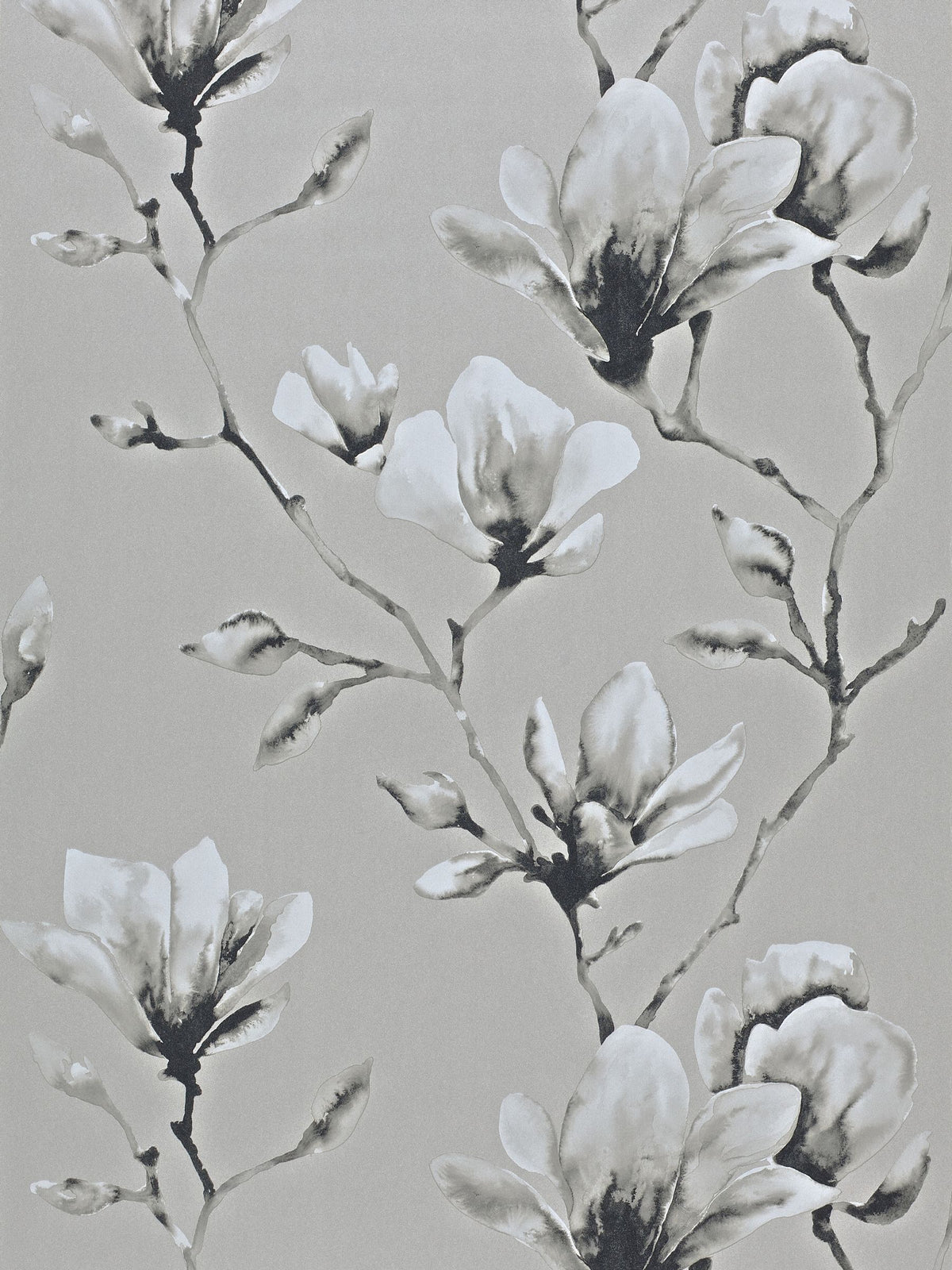 Harlequin wallpaper sample Grey Lotus A4, imported from the UK