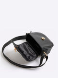 River Island black girls monogram heartlock bag, imported from the UK