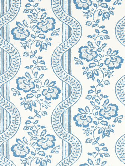 Next Sanderson Aubrey Blue Country Woodland Wallpaper 10m- Buy online at McGrocer