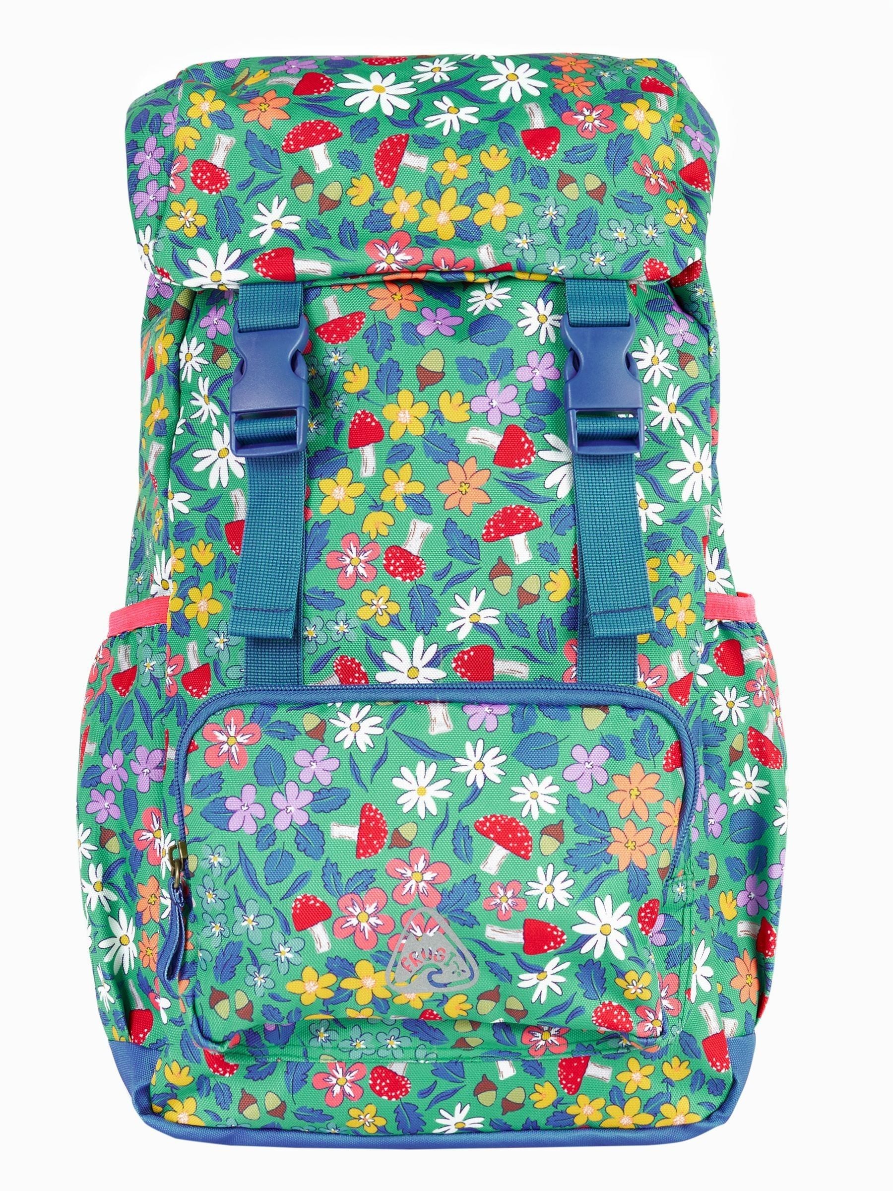 Frugi Blue Trail Blazing backpack 12 litre capacity, imported from the UK