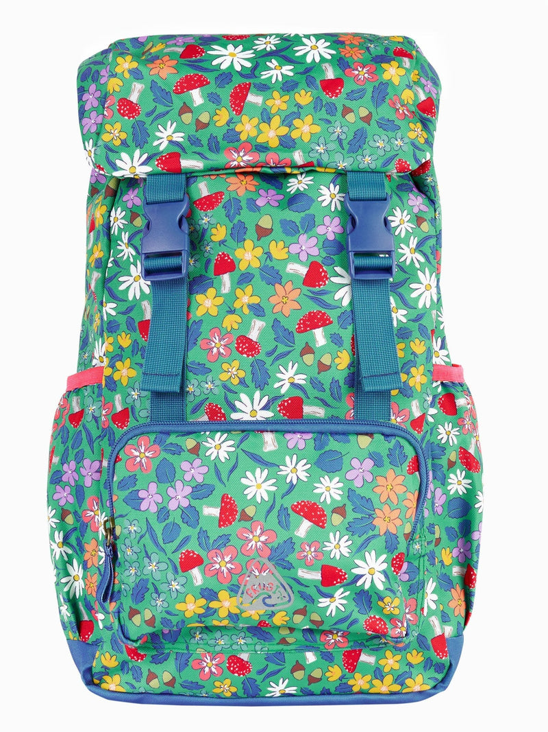 Frugi Blue Trail Blazing backpack 12 litre capacity, imported from the UK