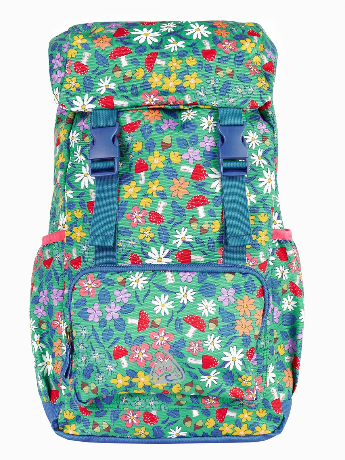Frugi Blue Trail Blazing backpack 12 litre capacity, imported from the UK