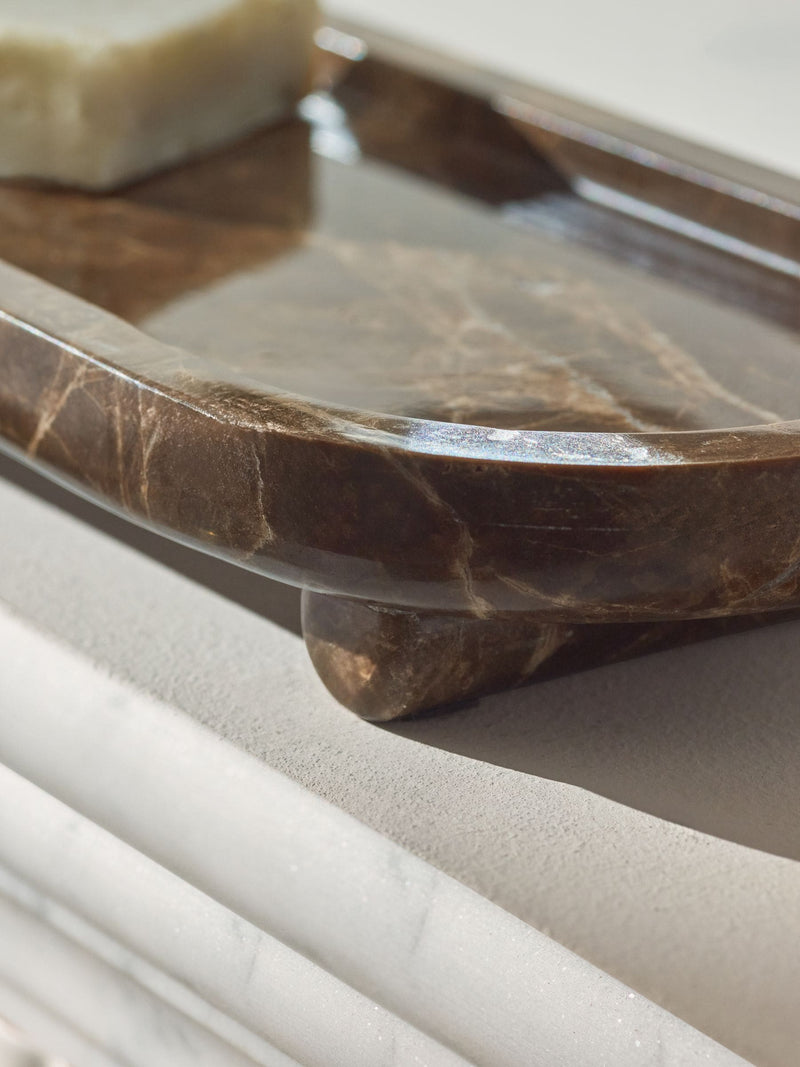 Brown Marble N. Premium Storage Tray