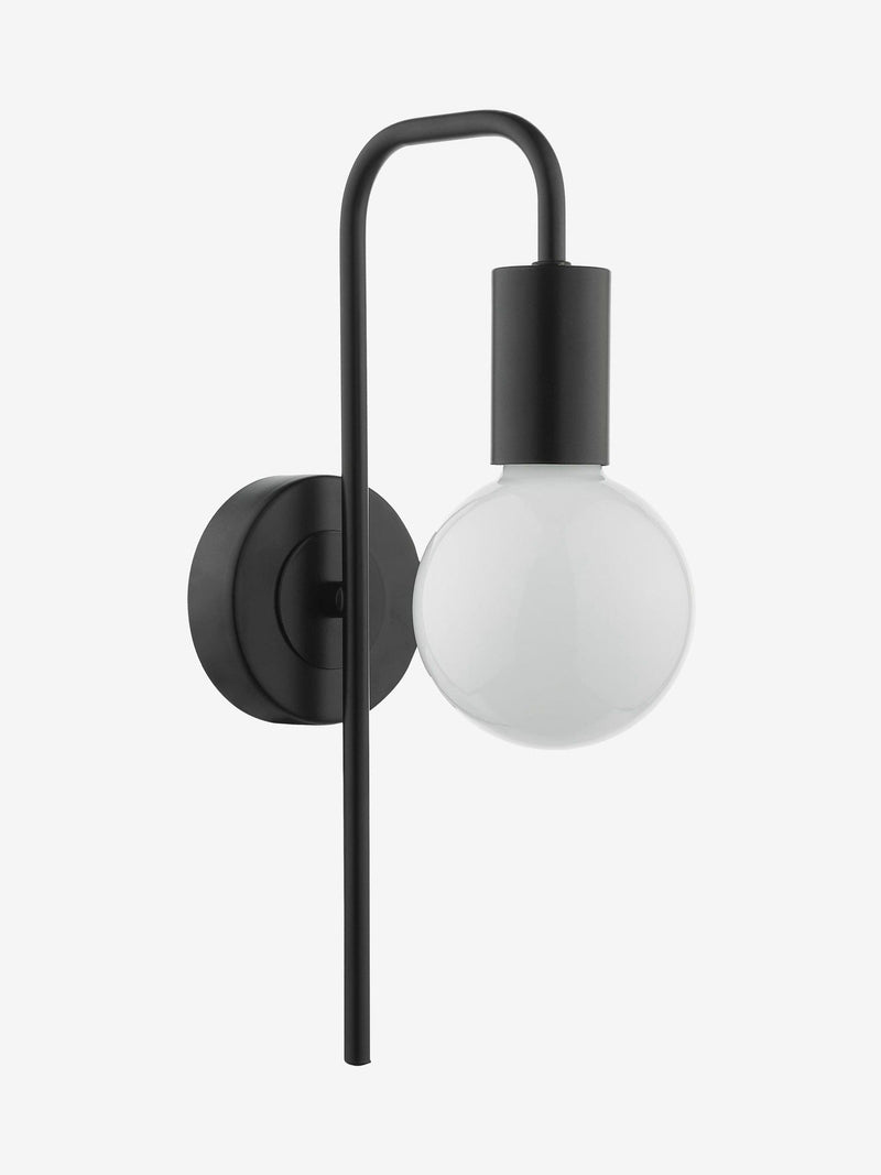 Dar Lighting Dena wall light matt black (British brand)
