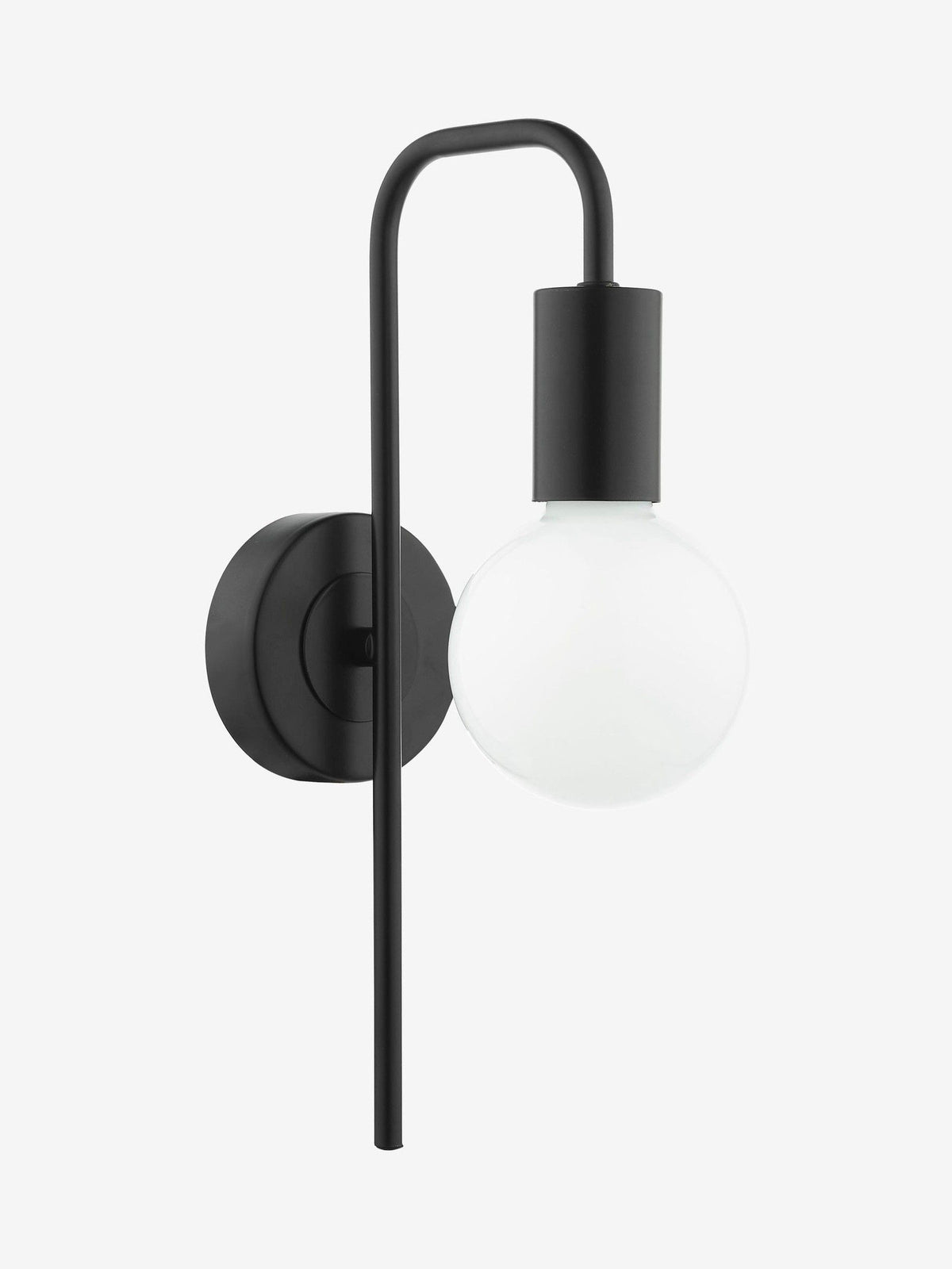 Dar Lighting Dena wall light matt black (British brand)