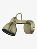 Dar Lighting antique brass single spotlight - British product