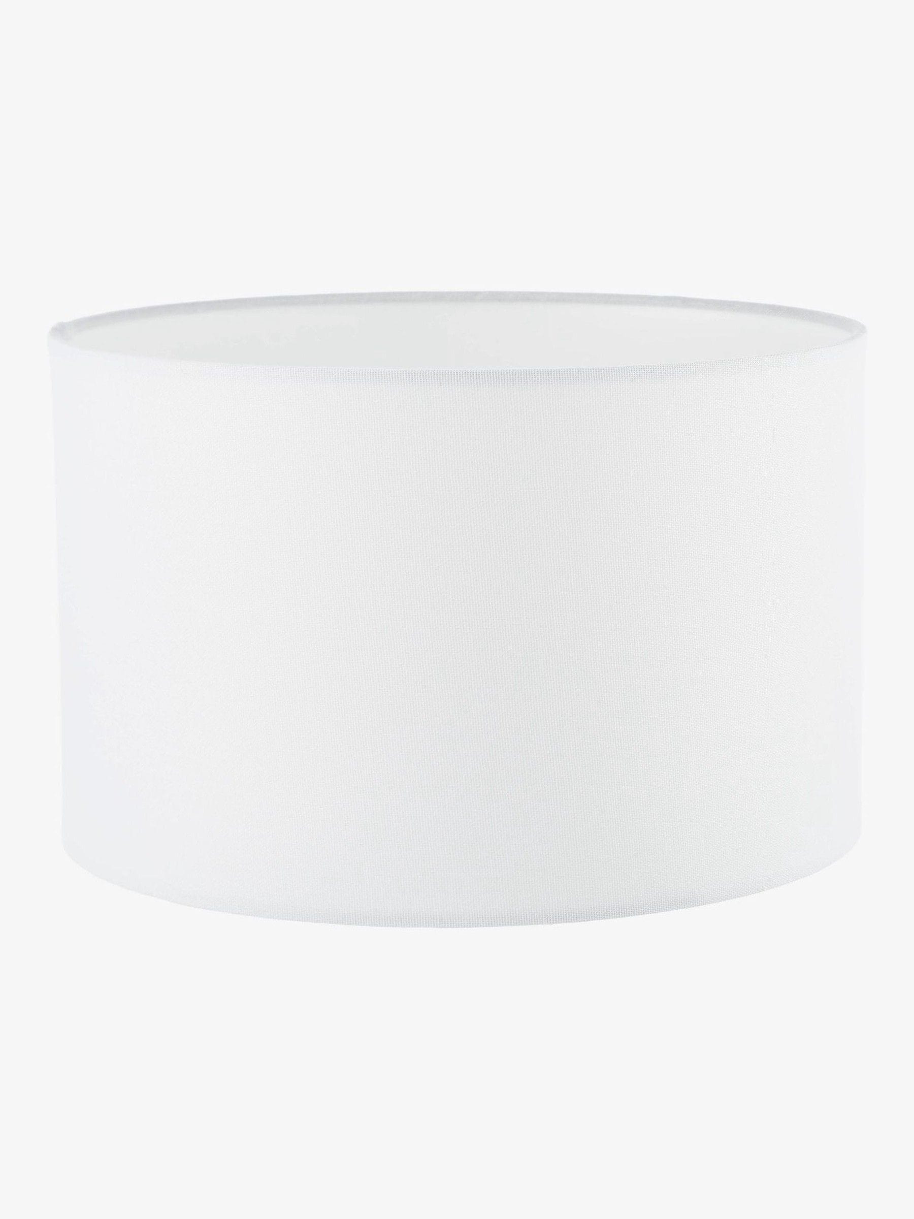 Dar Lighting white pyramid drum ceiling light shade 30cm, UK version