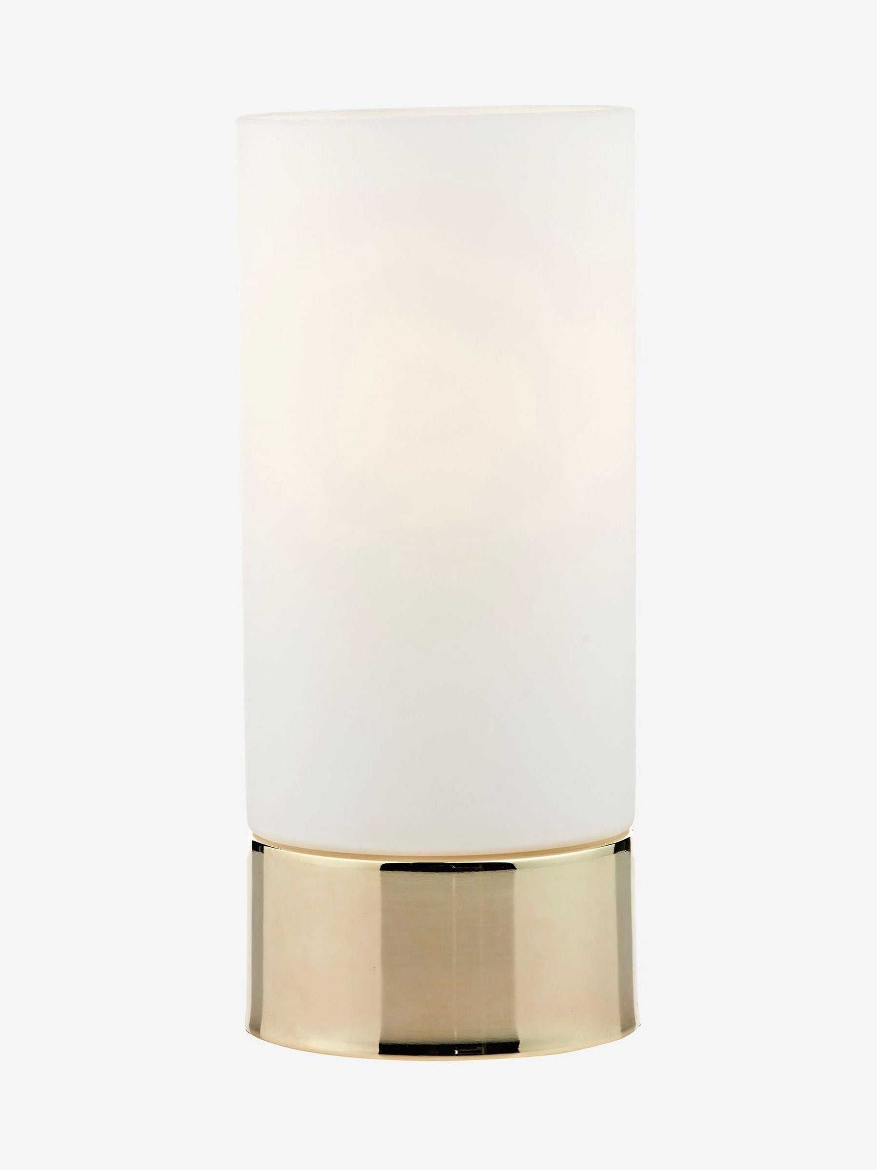 Dar Lighting Jot touch table lamp polished gold opal glass - British product
