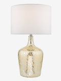 Dar Lighting Lolek silver mercury glass table lamp - British product