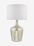 Dar Lighting Lolek silver mercury glass table lamp - British product