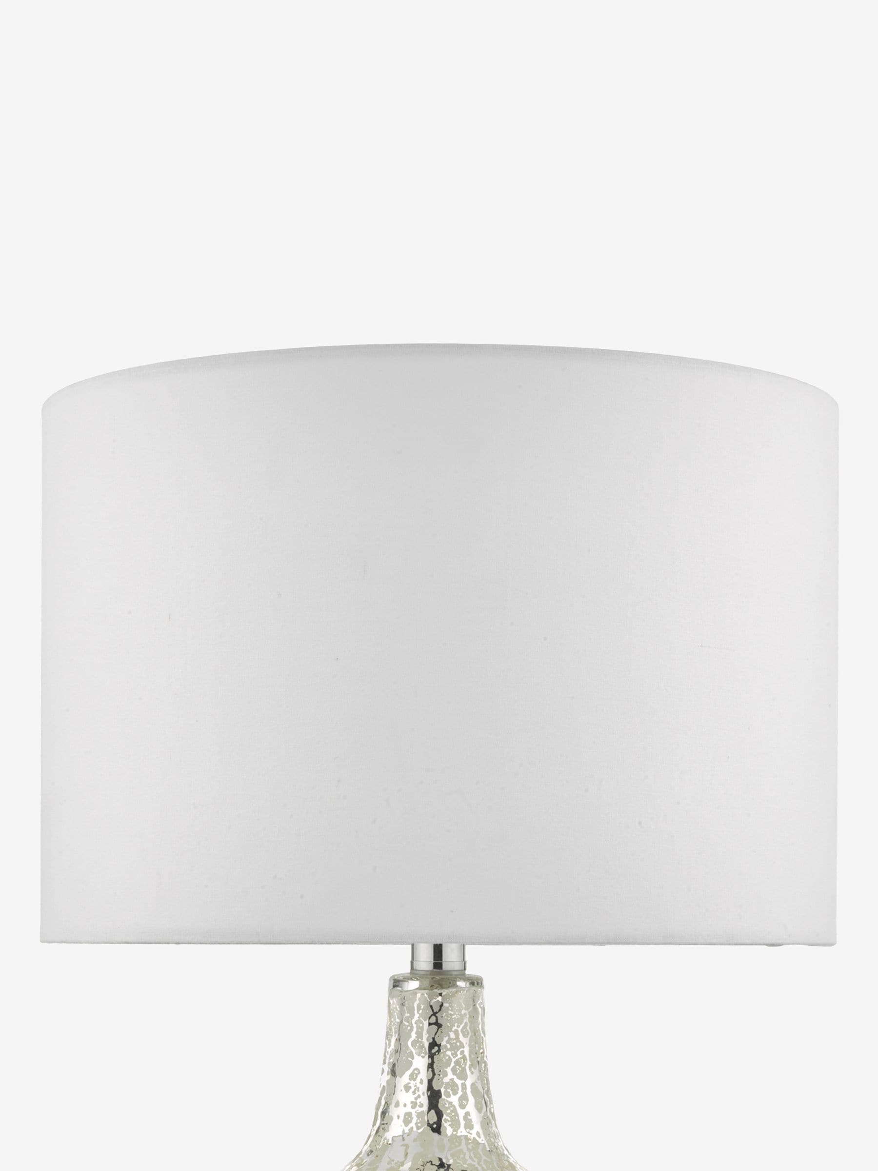 Dar Lighting Lolek silver mercury glass table lamp - British product
