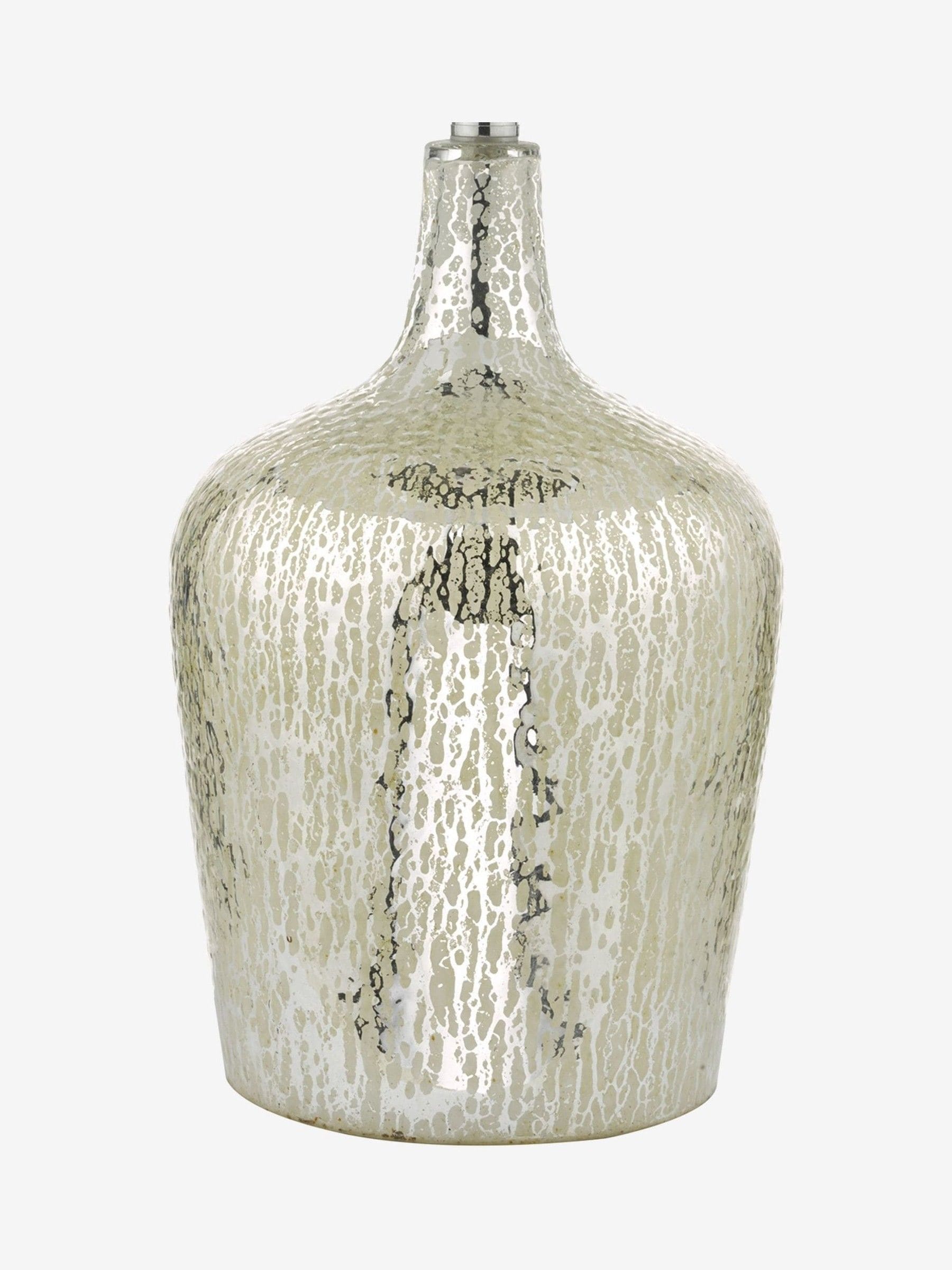 Dar Lighting Lolek silver mercury glass table lamp - British product