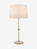 Dar Lighting Sonia taupe table lamp 56cm, imported from the UK