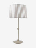 Dar Lighting Sonia taupe table lamp 56cm, imported from the UK