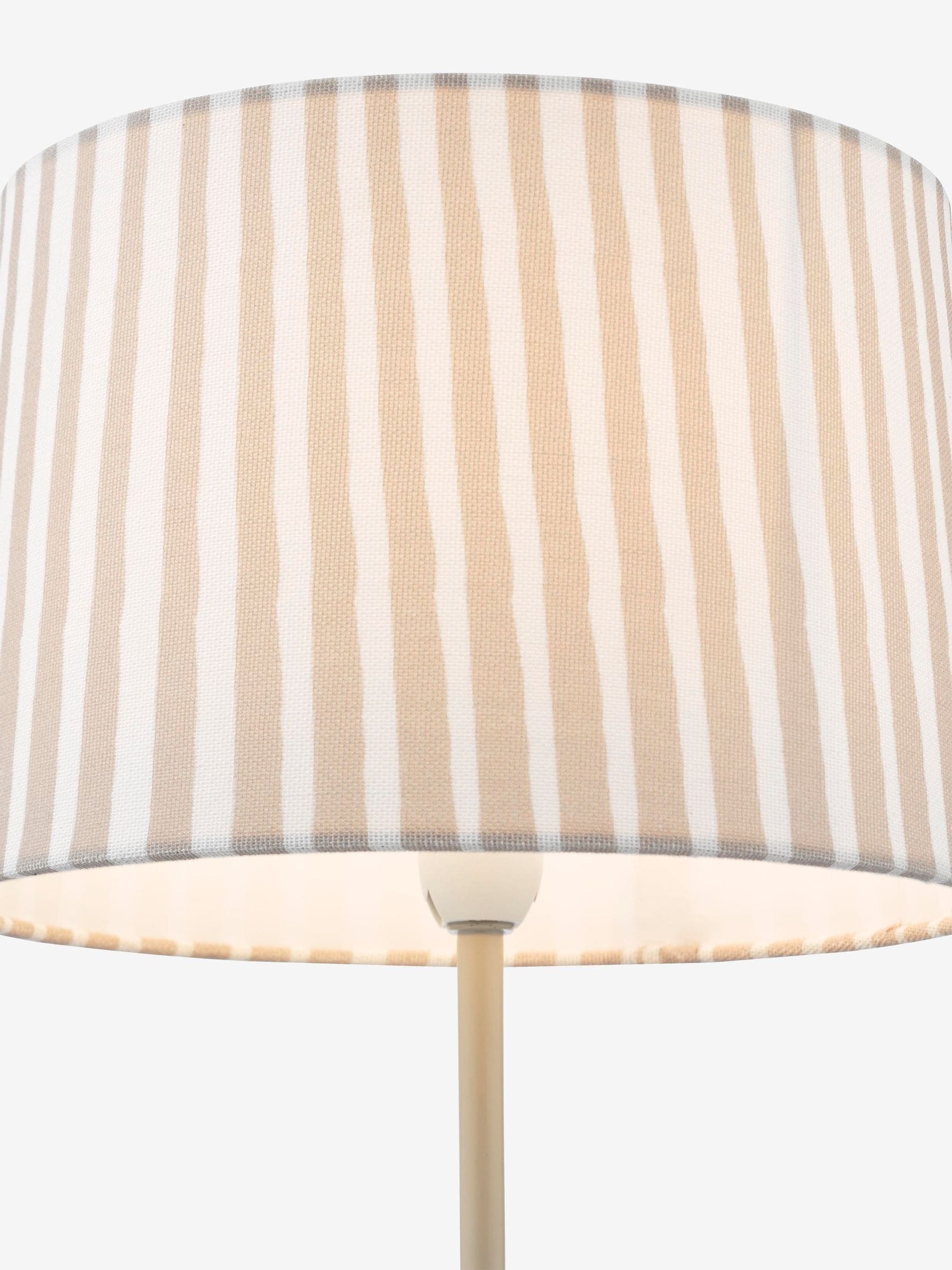 Dar Lighting Sonia taupe table lamp 56cm, imported from the UK