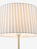 Dar Lighting Sonia taupe table lamp 56cm, imported from the UK