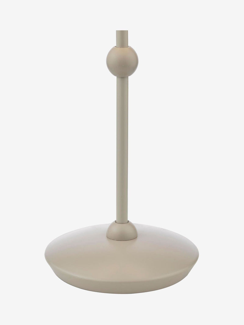 Dar Lighting Sonia taupe table lamp 56cm, imported from the UK
