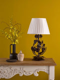 Dar Lighting table lamp base matt black brushed bronze H36cm, UK version
