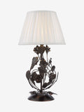 Dar Lighting table lamp base matt black brushed bronze H36cm, UK version