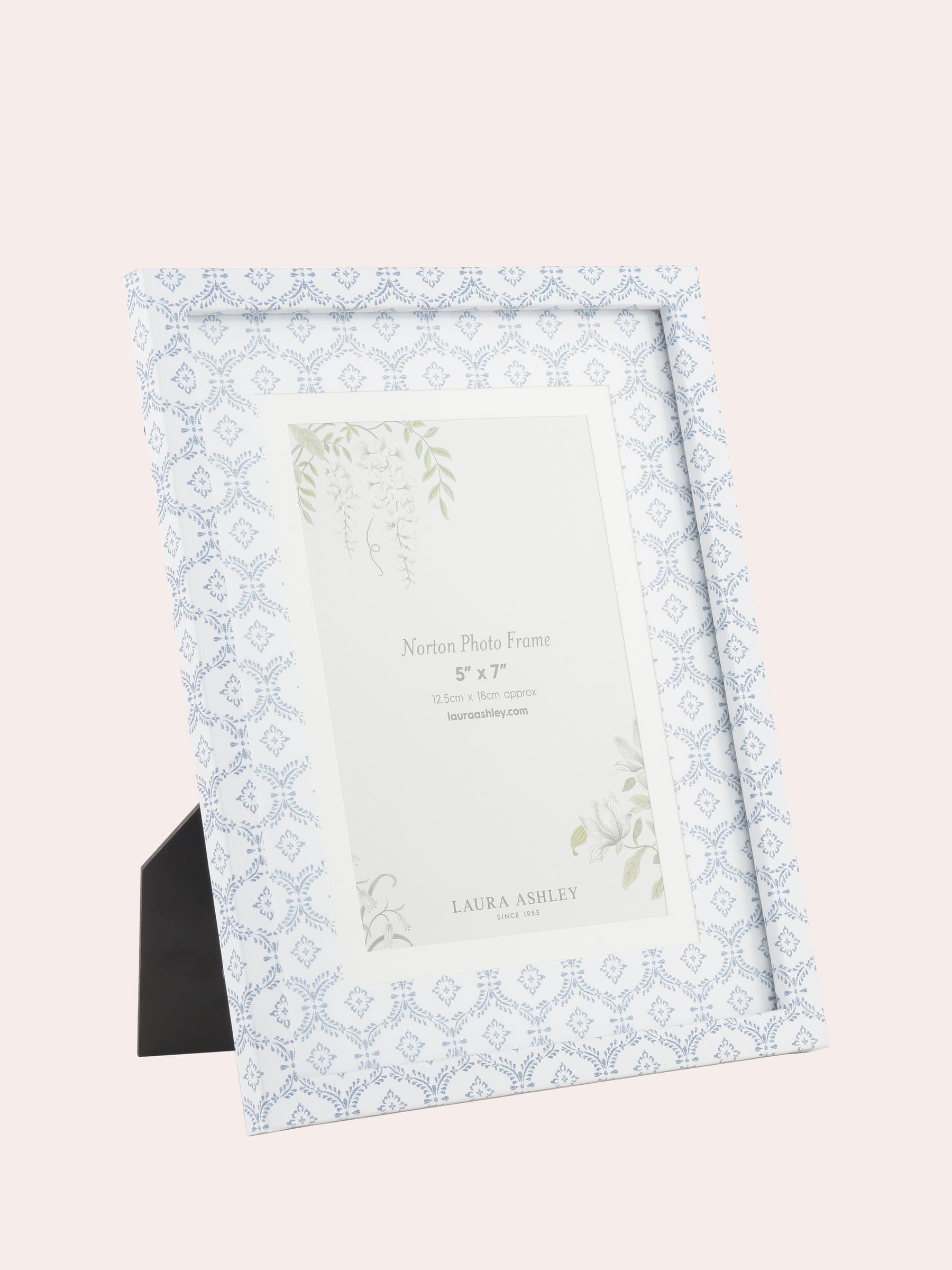 Laura Ashley Green Norton photo frame 5x7, UK version