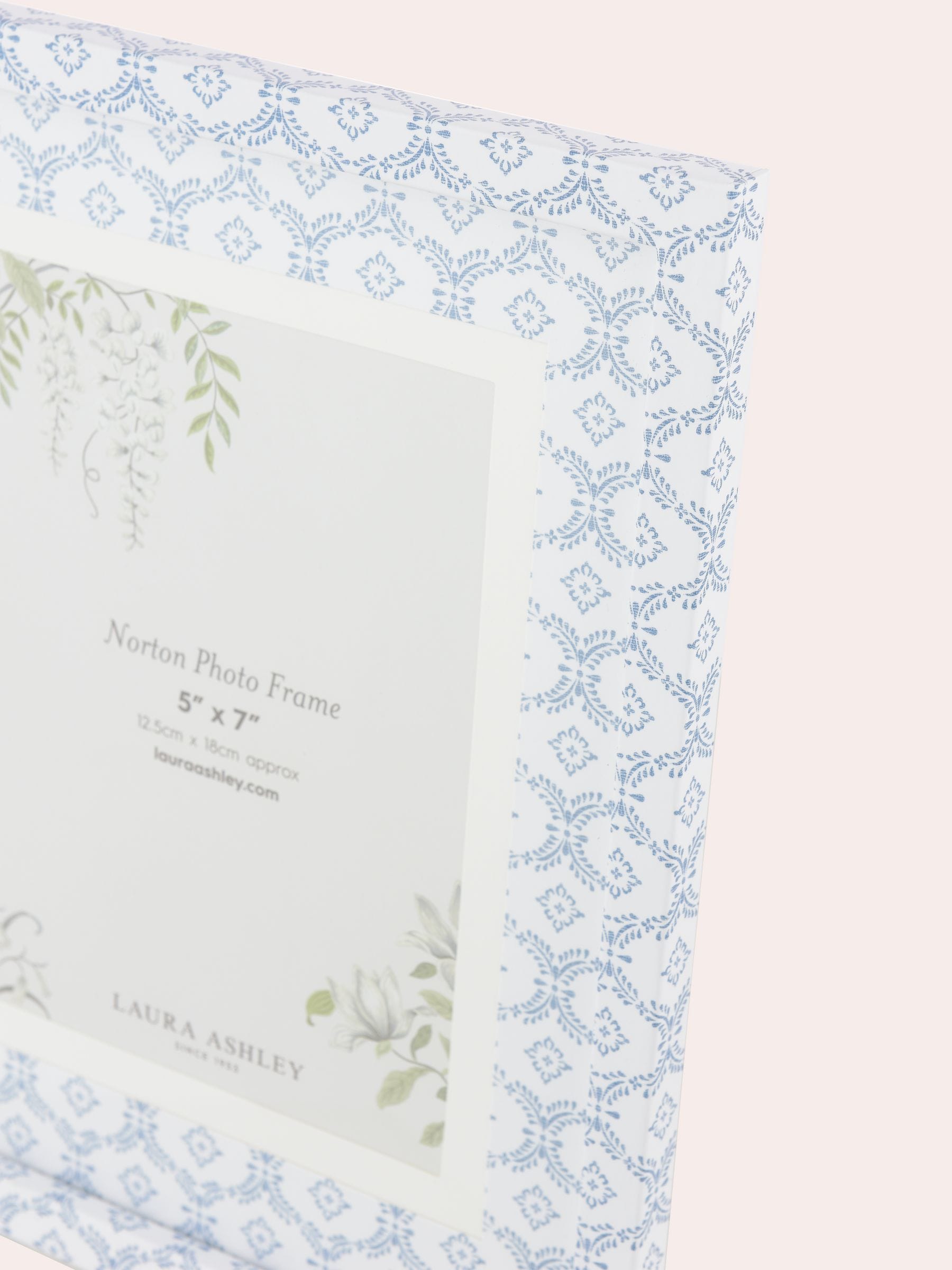 Laura Ashley Green Norton photo frame 5x7, UK version