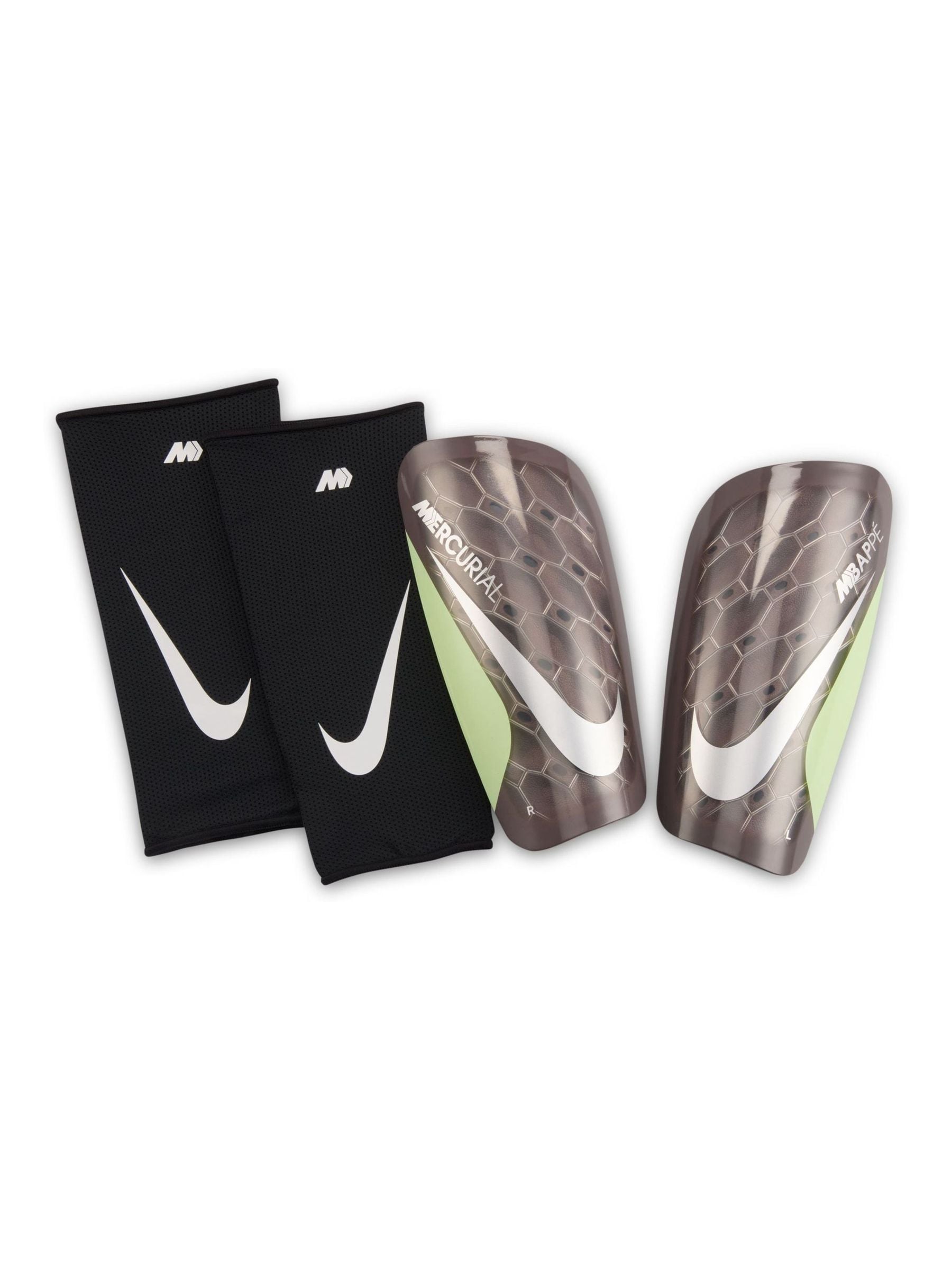Nike Mercurial Lite Kylian Mbappe shin guards, imported from the UK