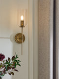 Brass Virginia Mains Operated Wall Light