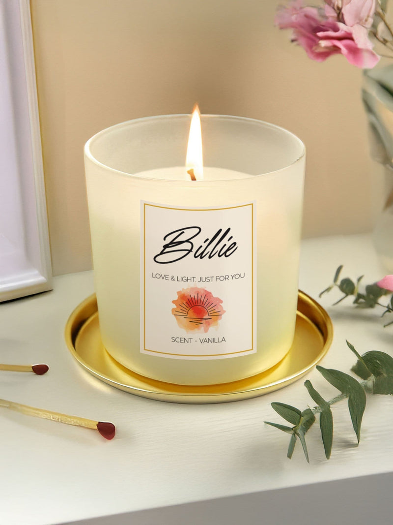 PMC Personalised Azaylia Foundation candle - British product