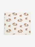 Natural Hamish Highland Cow fleece throw - British product