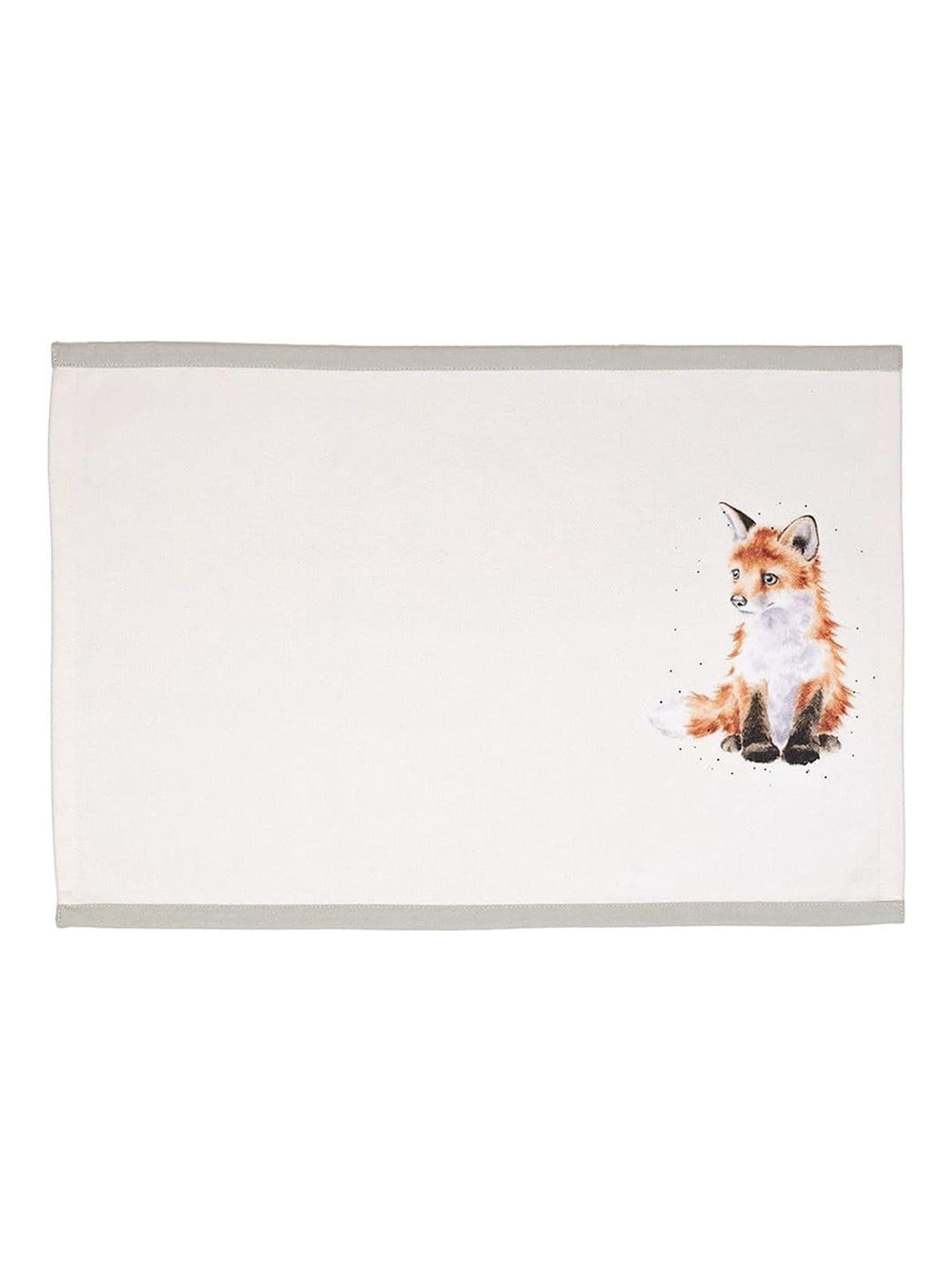 Wrendale fabric placemats set of 4 animal print 305mm x 450mm (British brand)