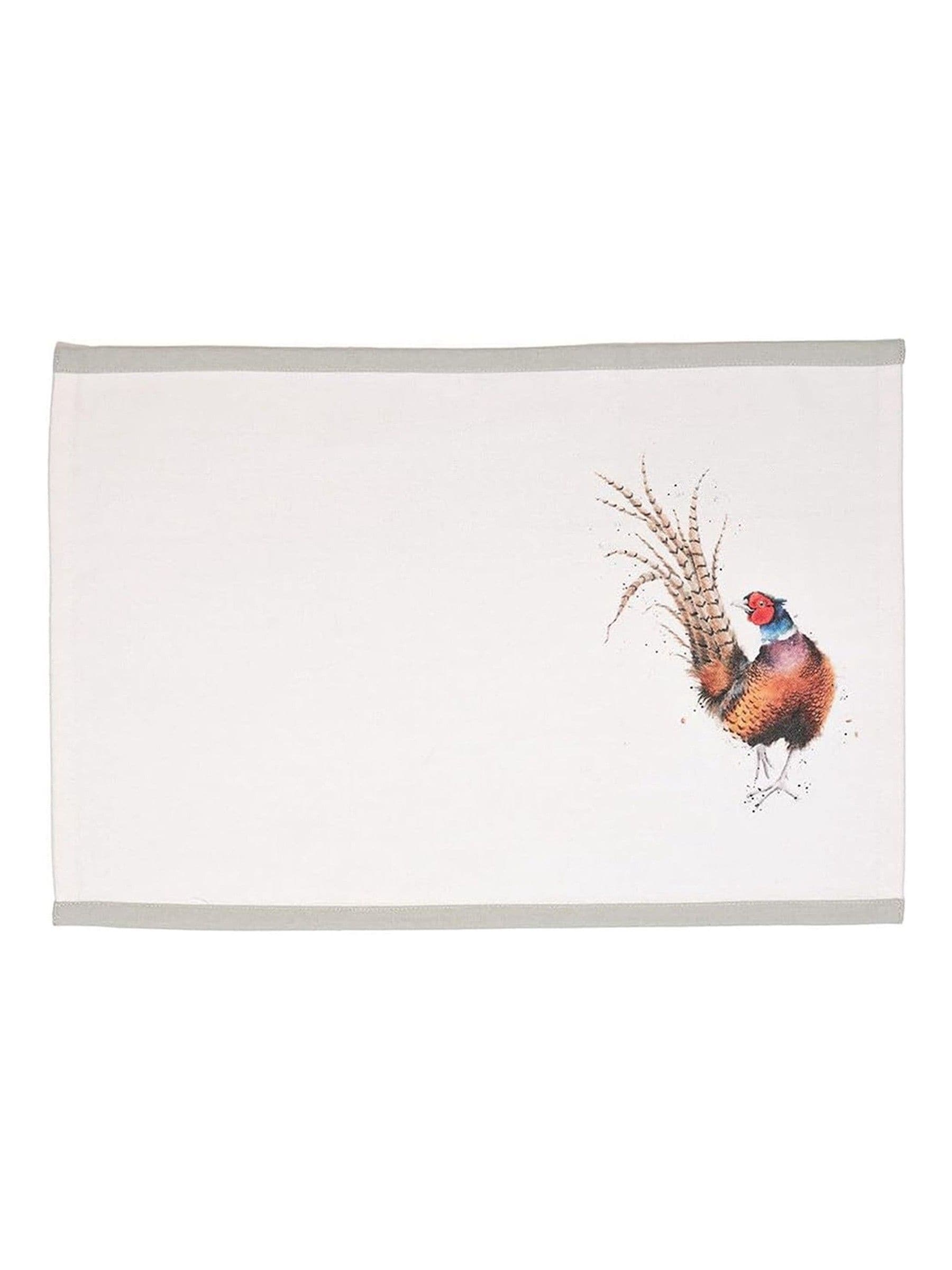 Wrendale fabric placemats set of 4 animal print 305mm x 450mm (British brand)