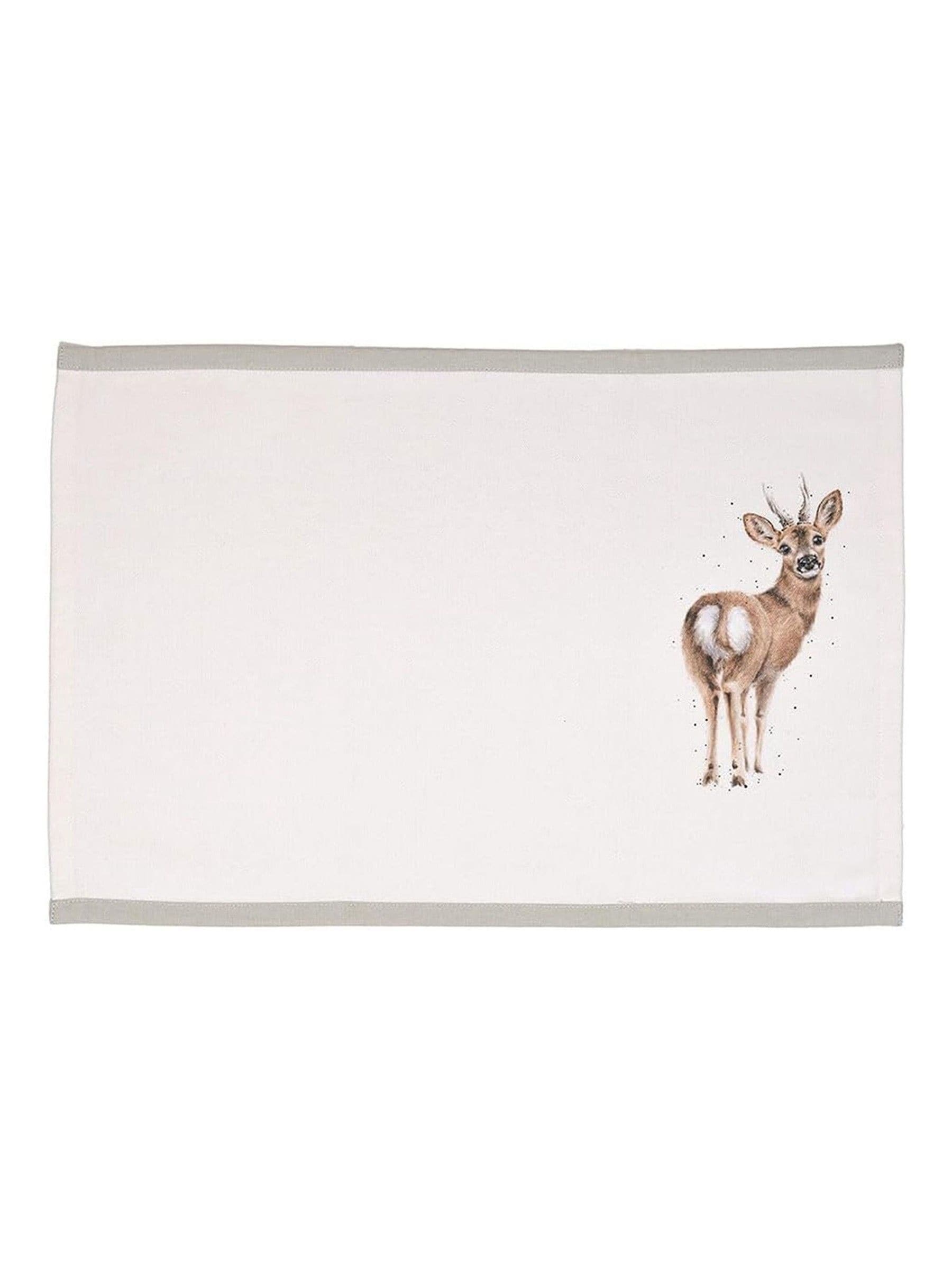 Wrendale fabric placemats set of 4 animal print 305mm x 450mm (British brand)
