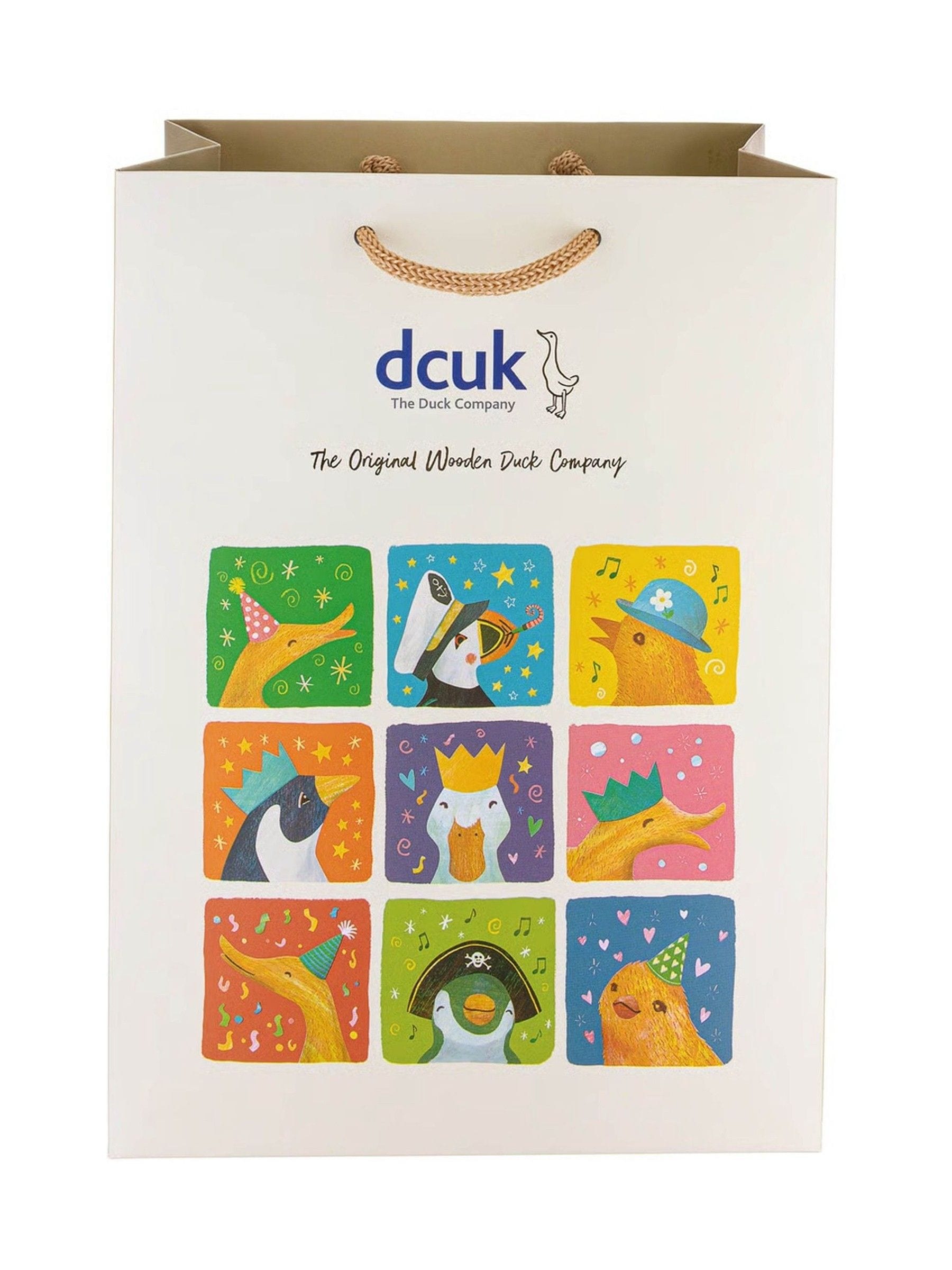 DCUK Grey Beekeeper Duckling Queenie wooden ornament, 22.5cm (British brand)
