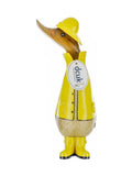 DCUK Yellow Rainy Days duckling ornament 22cm, imported from the UK
