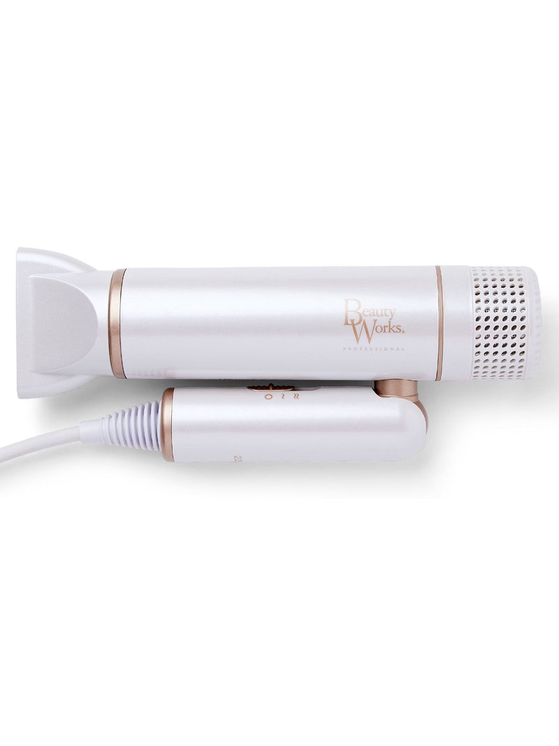 Beauty Works AERIS travel hair dryer compact foldable - British brand