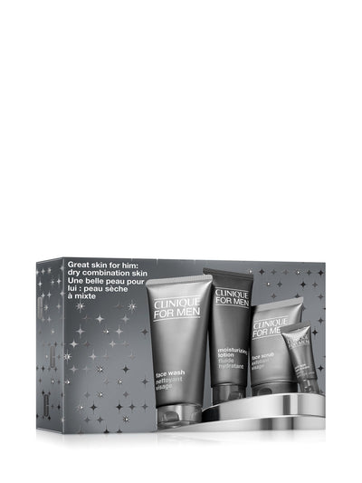 Next Clinique Great Skin For Him Dry Combination Skin Set Men's Skincare Set - اشترِ عبر الإنترنت من McGrocer
