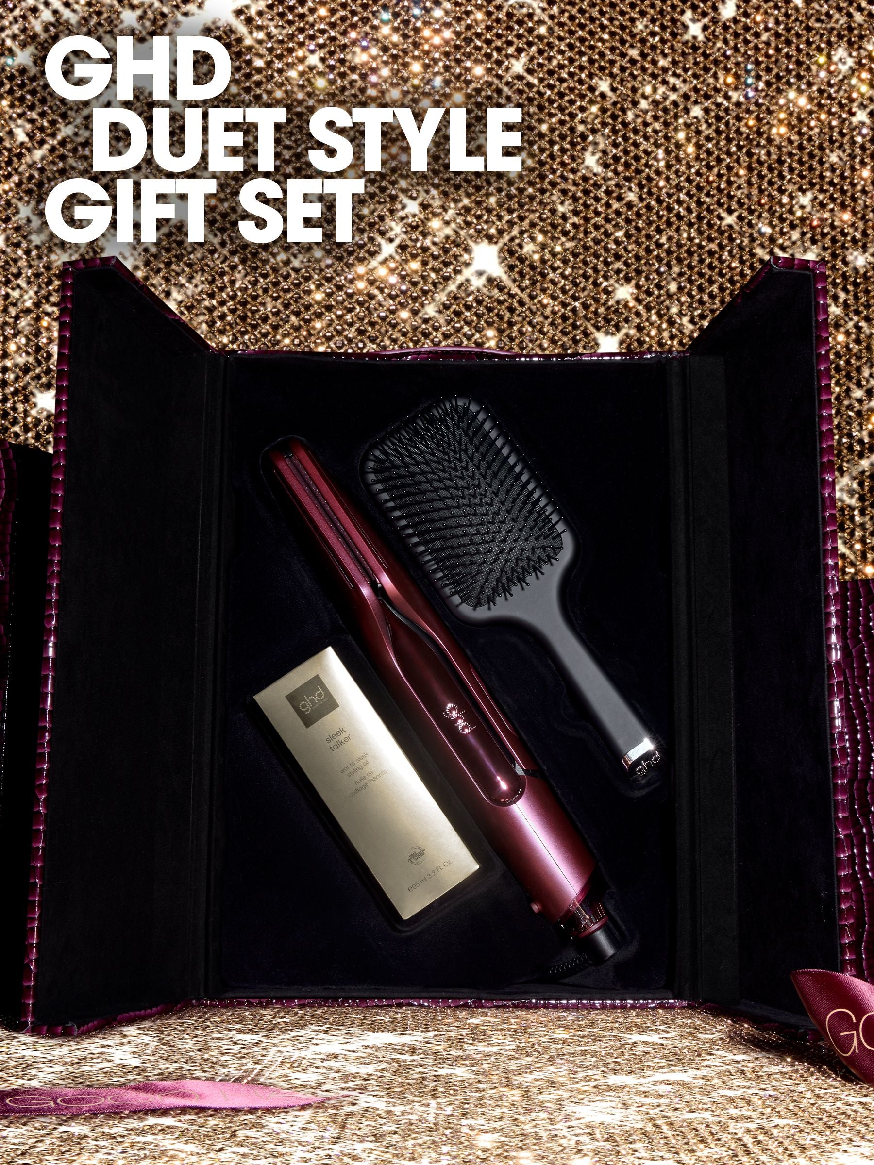ghd Duet Style limited edition cherry hot air styler, imported from the UK