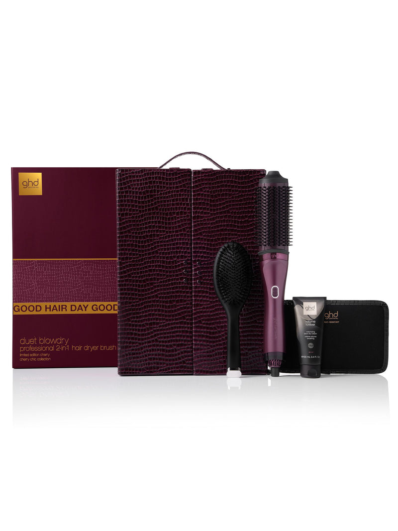 ghd Duet Blowdry set in cherry with accessories, UK version