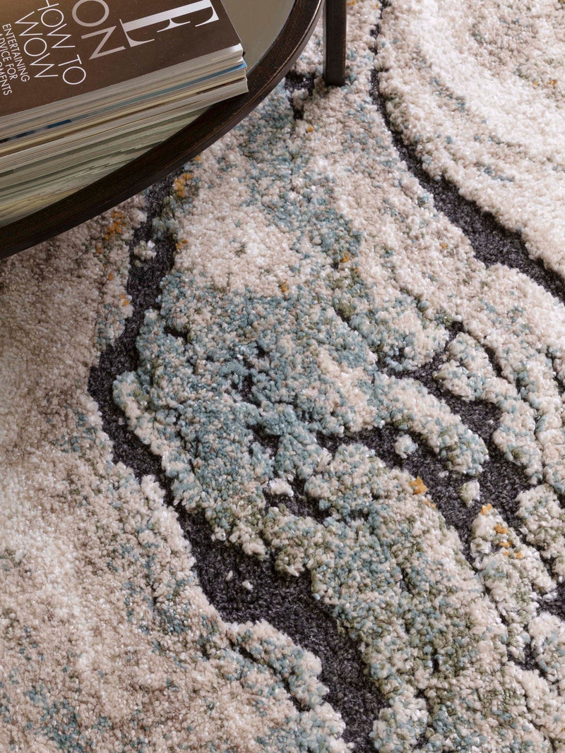 Asiatic Rugs Blue Mirage wave rug - British product