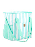 Bayside Mint Whitesands Stripe Tote Cool Bag 14L - British product