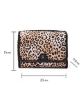 Victoria's Secret leopard brown Jetsetter hanging makeup bag (British brand)