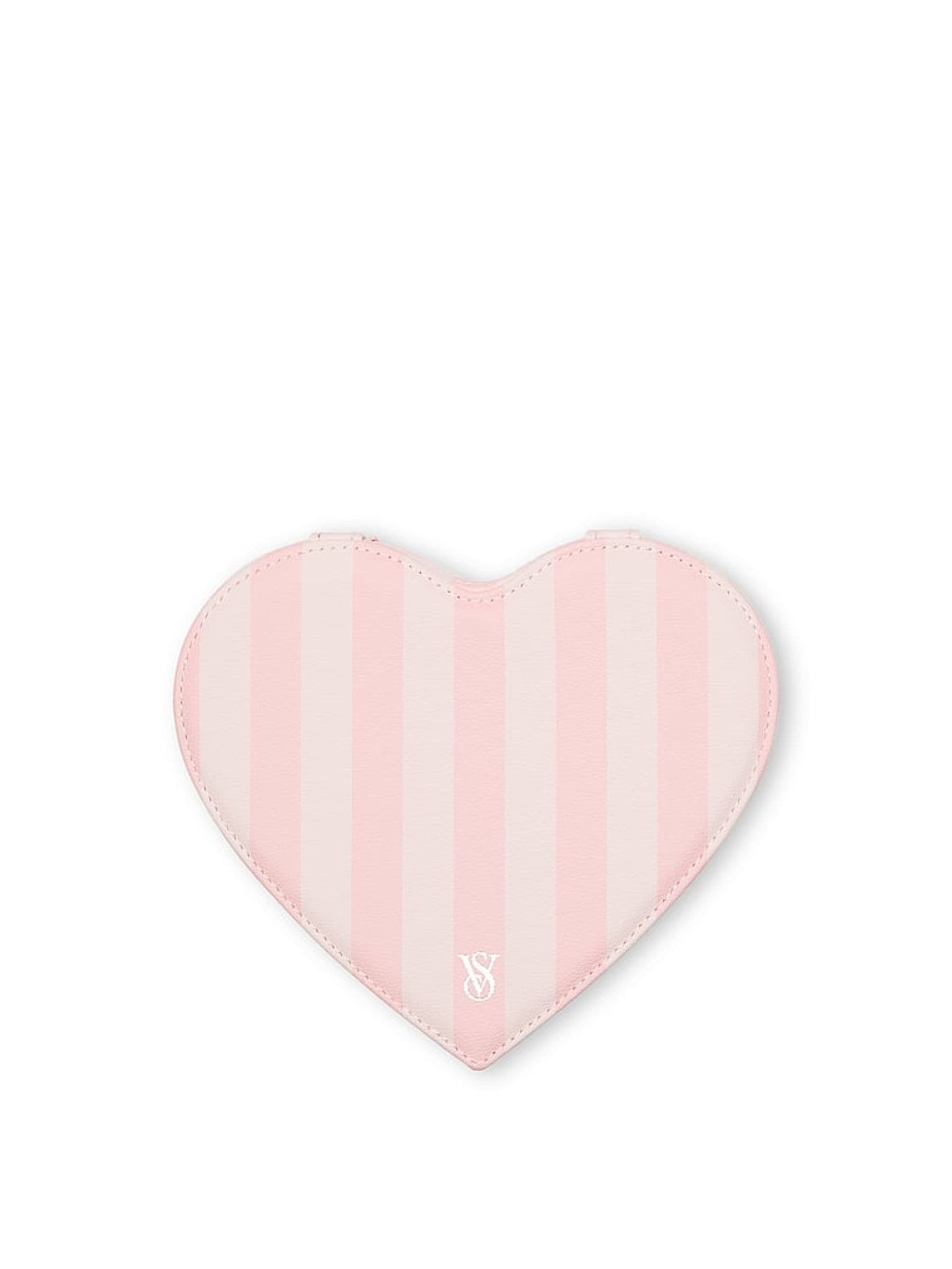 Heart-Shaped Jewellery Box with Four Ring Slots and Two Storage Compartments