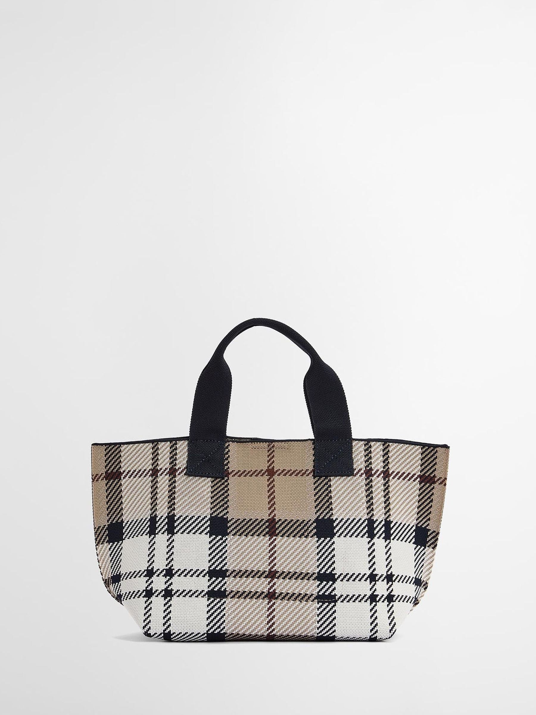 Barbour tartan mini tote bag Layla - British product