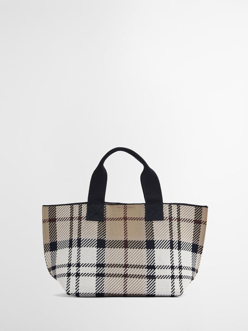 Barbour tartan mini tote bag Layla - British product