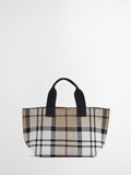 Barbour tartan mini tote bag Layla - British product