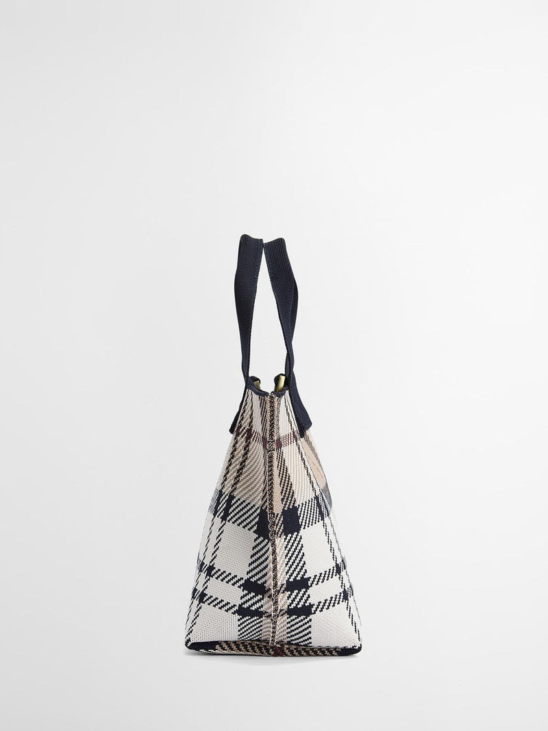 Barbour tartan mini tote bag Layla - British product