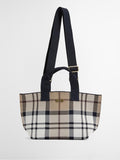 Barbour tartan mini tote bag Layla - British product
