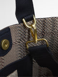 Barbour tartan mini tote bag Layla - British product