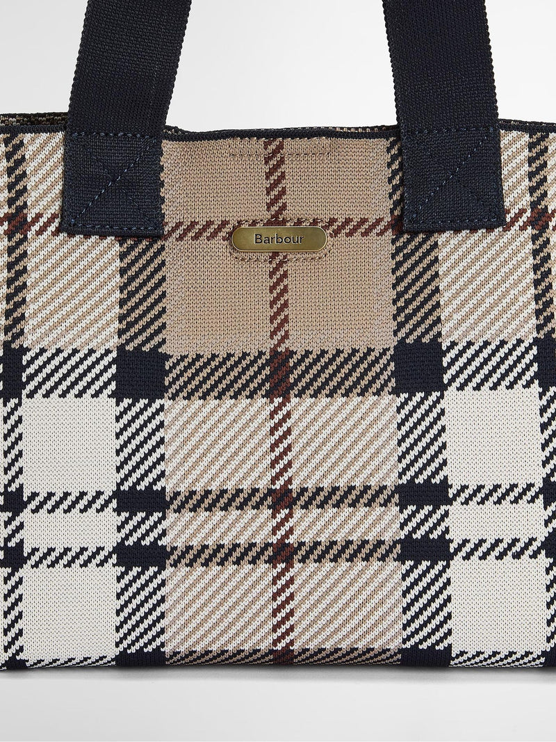 Barbour tartan mini tote bag Layla - British product